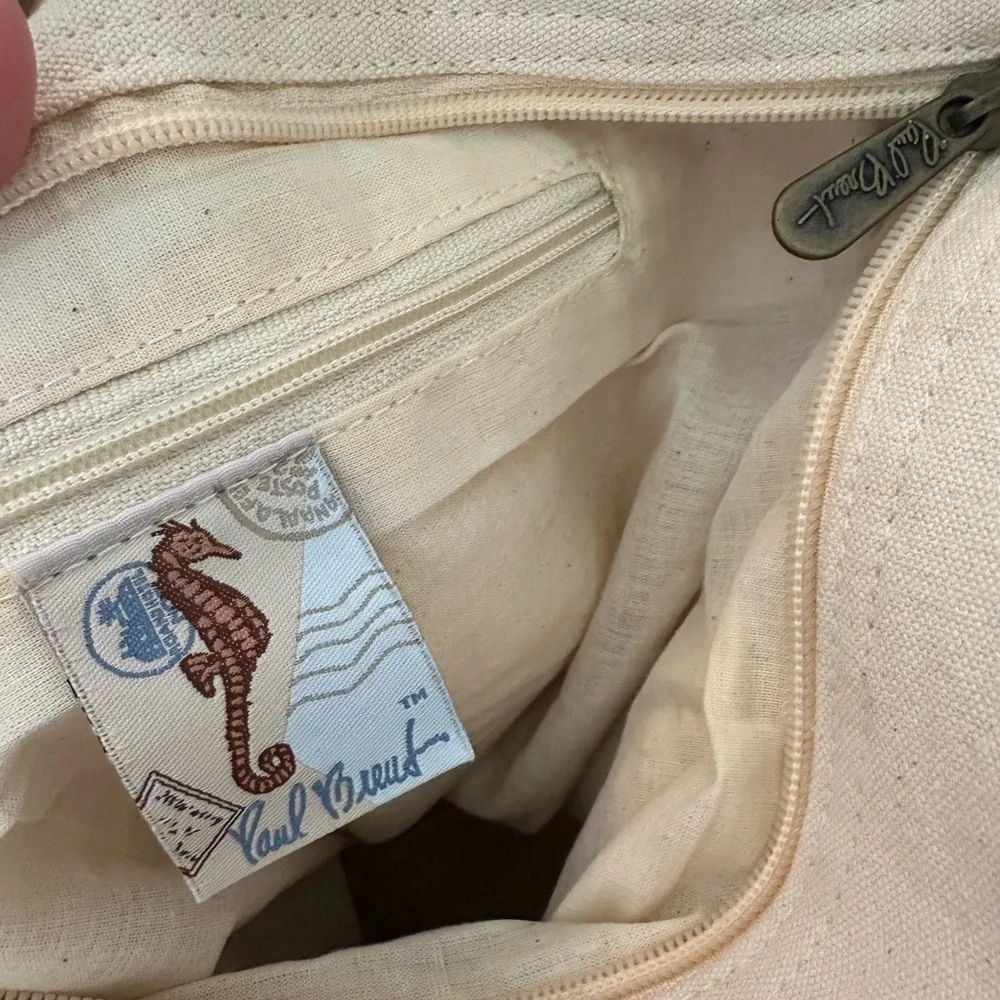 Sun N Sand Paul Brent Coastal Life Nautical Graphic Beach Tote Bag PB7694 NEW